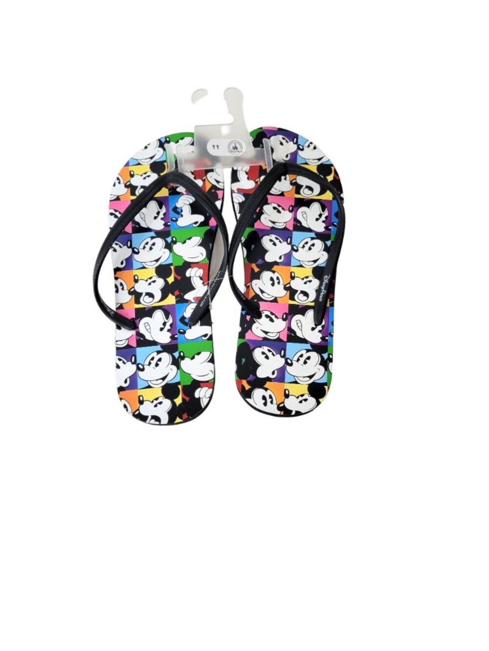 Mickey Mouse Disney Parks Flip Flops NEW Size 11 - Picture 6 of 7